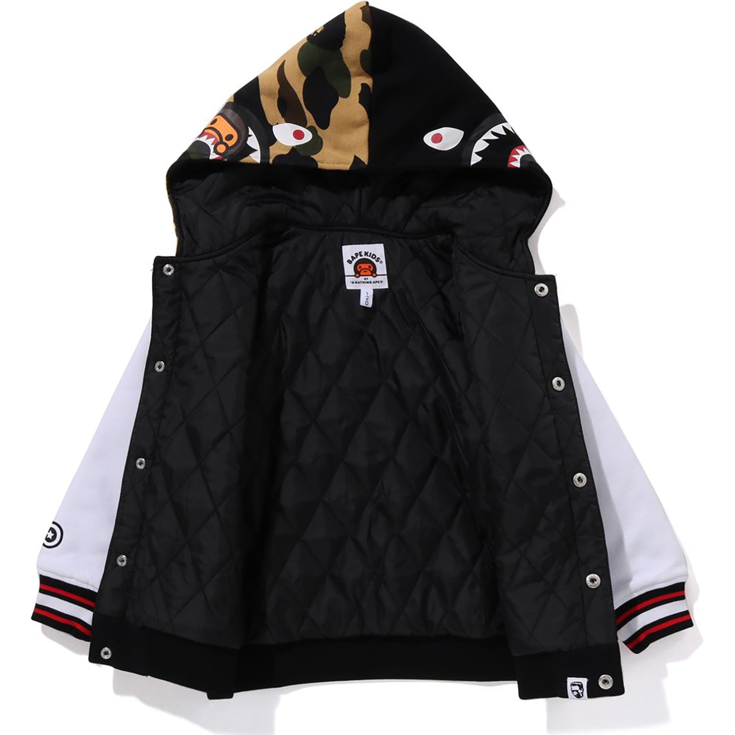MILO SHARK HOODIE SWEAT VARSITY JACKET KIDS – Image 4