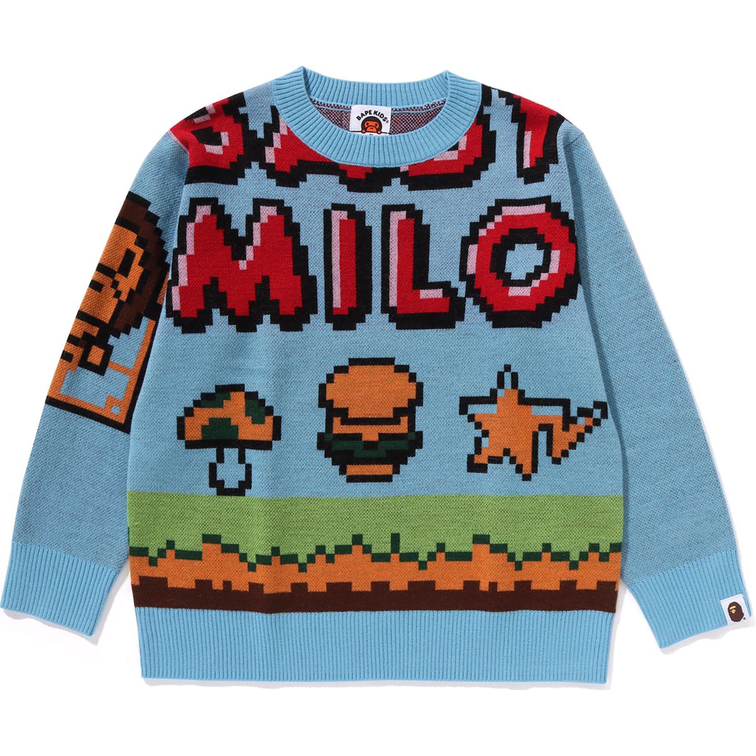 MILO GAME MOTIF WOOL MIX SWEATER KIDS – Image 1