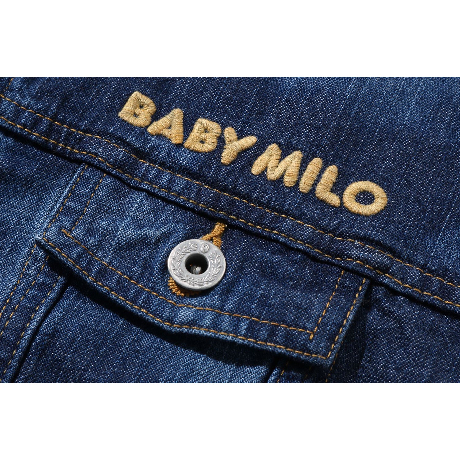 MILO HIGH TONE BLEACH LOOSE FIT 10OZ DENIM JACKET KIDS – Image 3