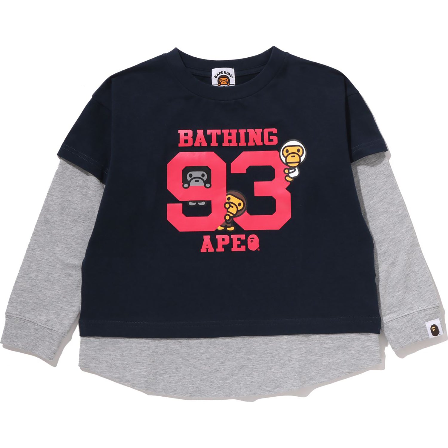 BABY MILO LAYERED LOOSE FIT LS TEE KIDS – Image 1