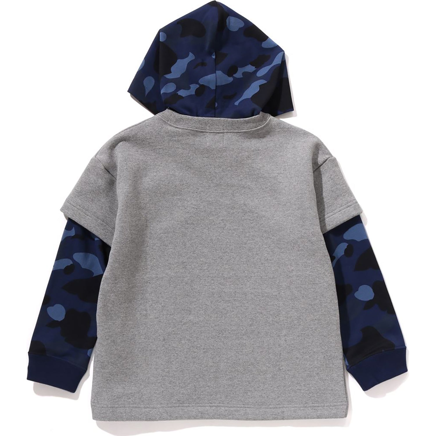 COLOR CAMO LAYERED RELAXED FIT PULLOVER HOODIE KIDS – Image 2