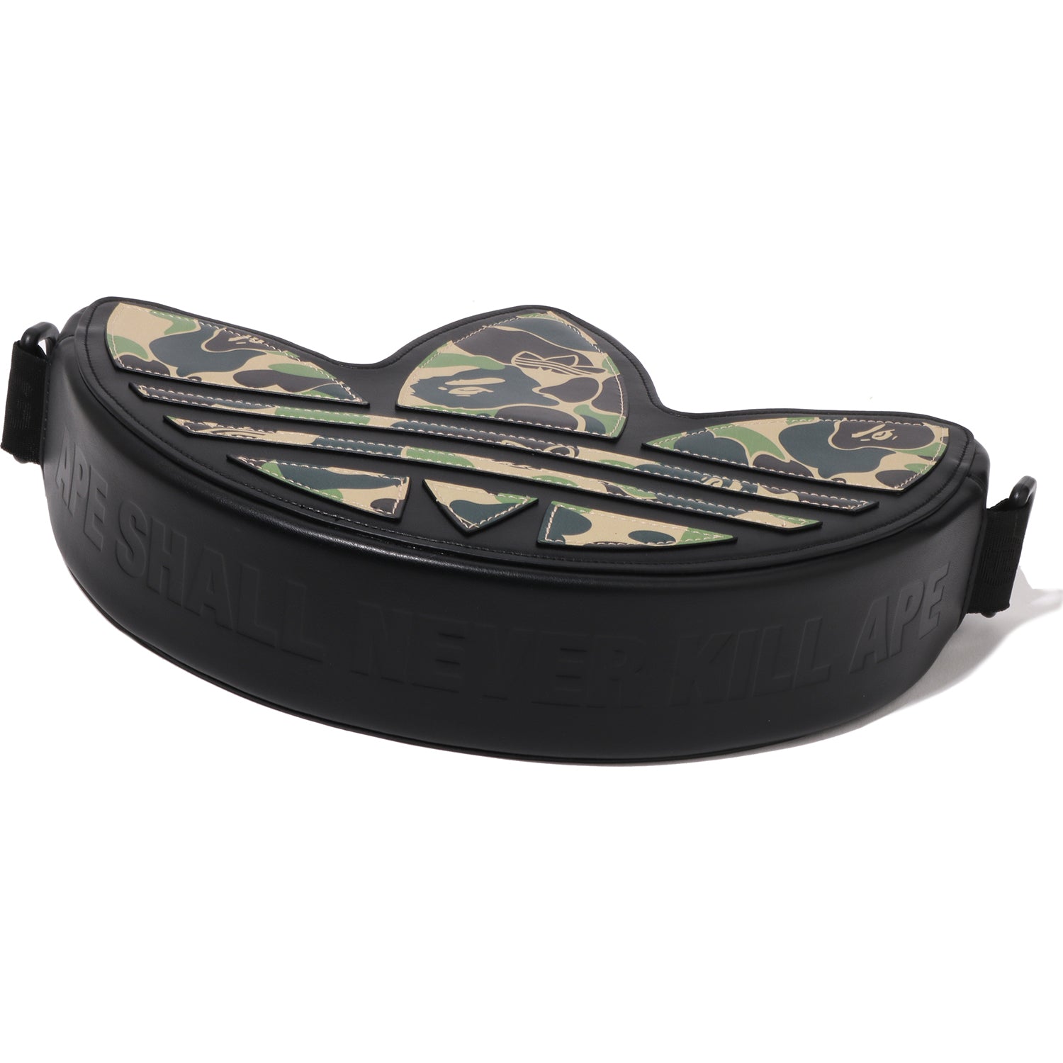 BAPE X ADIDAS CAMO TREFOIL SHOULDER BAG MENS – Image 3