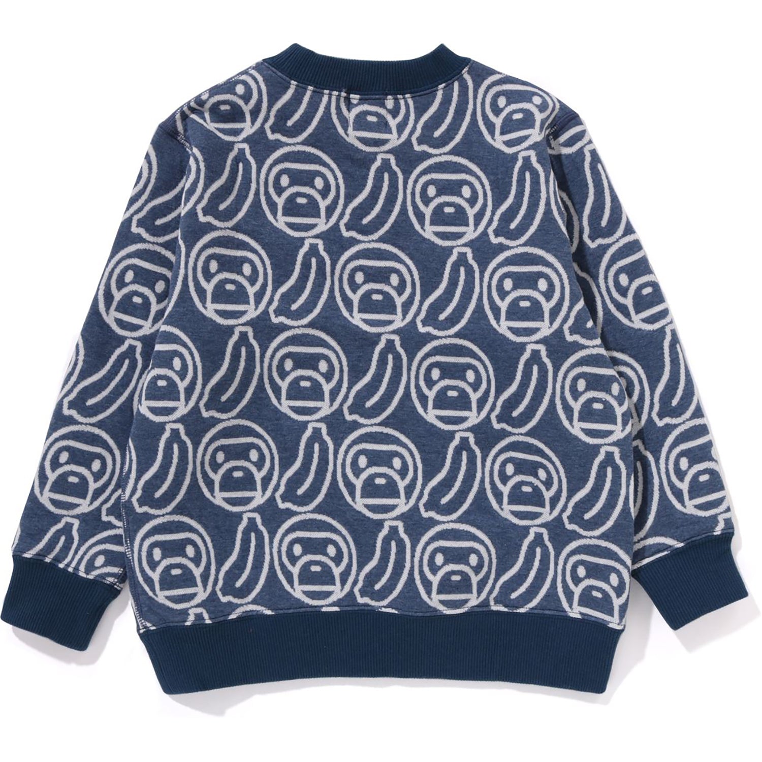 BANANA MILO KNIT JACQUARD CREWNECK SWEATSHIRT KIDS – Image 2