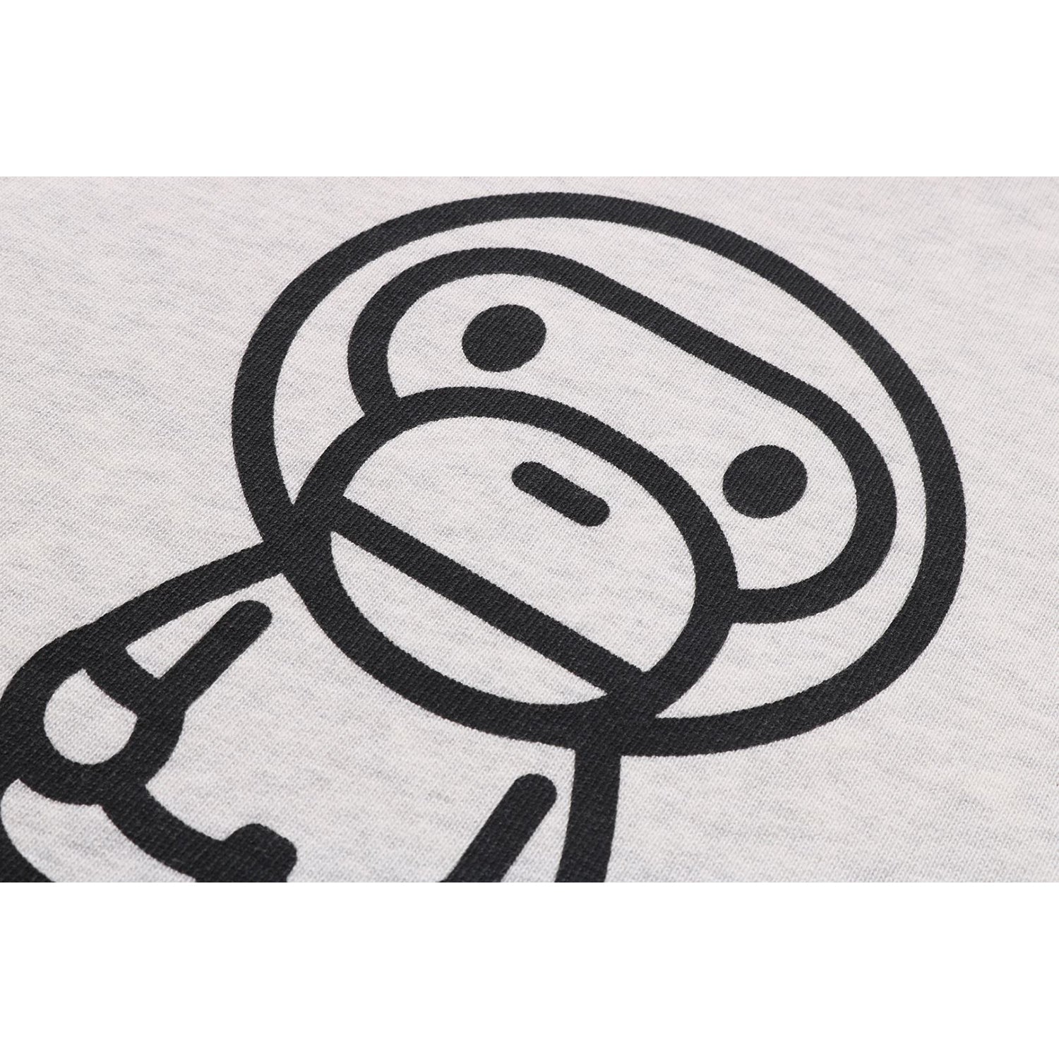HEAVY WASH BABY MILO RELAXED FIT CREWNECK SWEATSHIRT MENS – Image 3
