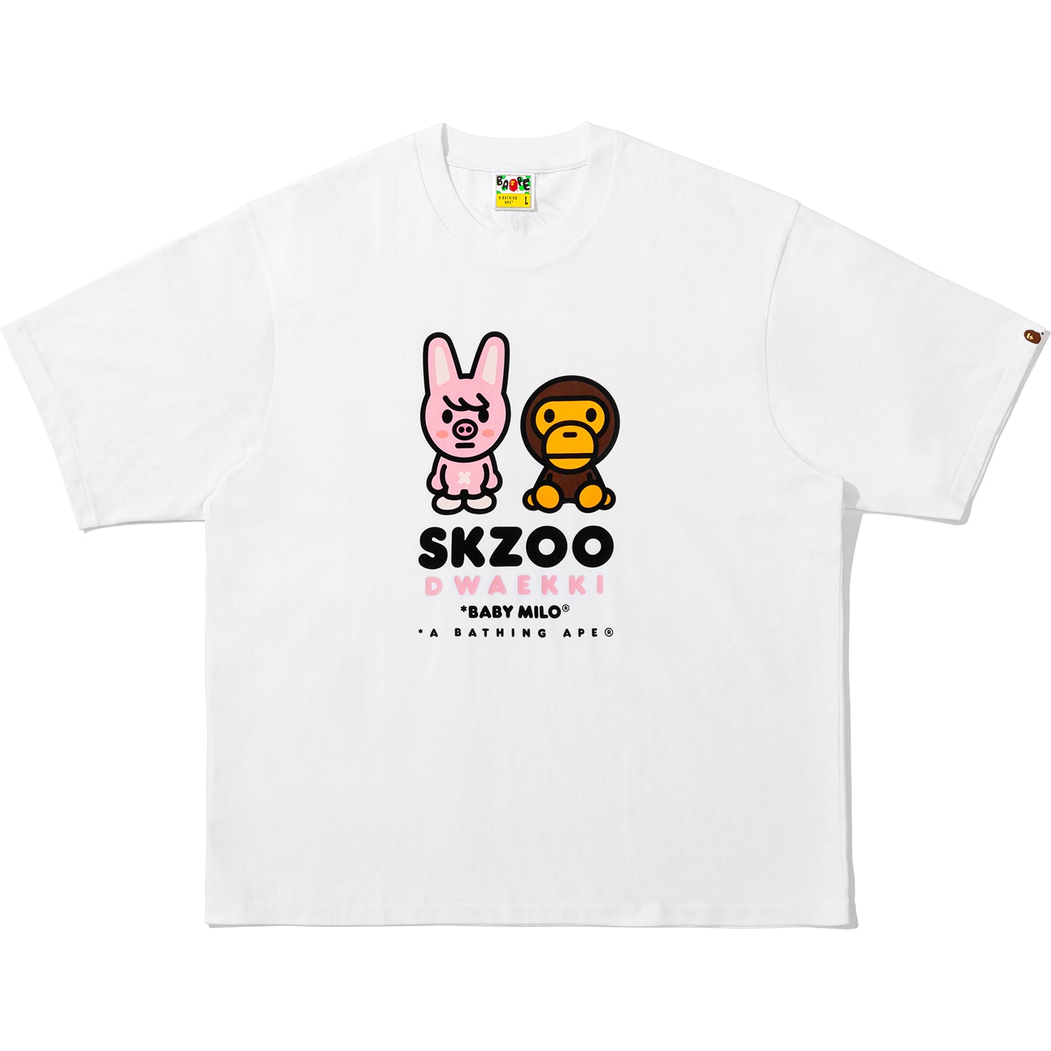 BAPE X STRAY KIDS DWAEKKI BABY MILO TEE MENS – Image 1
