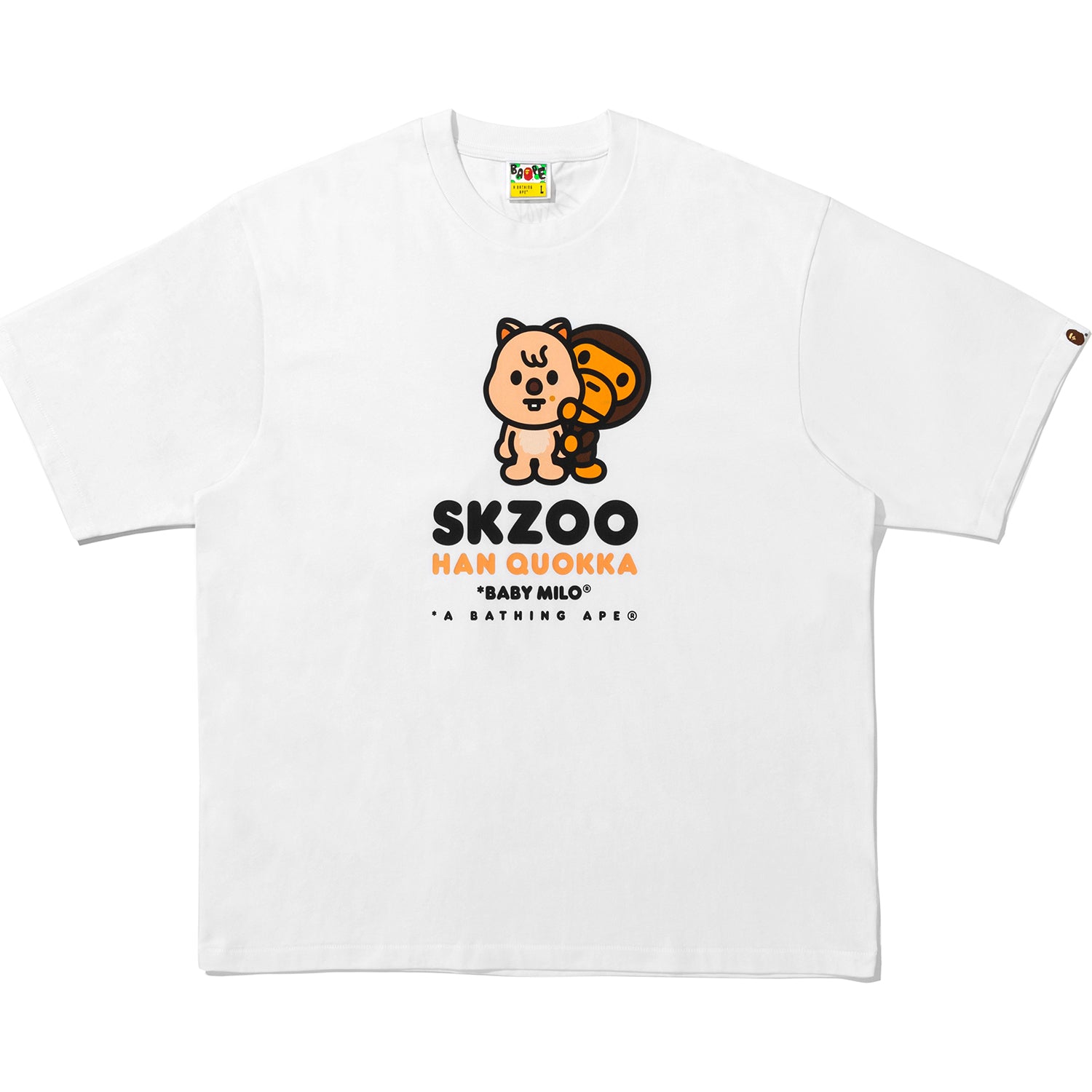BAPE X STRAY KIDS HAN QUOKKA BABY MILO TEE MENS – Image 1