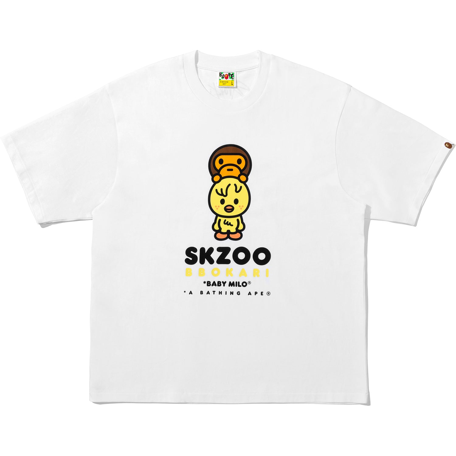BAPE X STRAY KIDS BBOKARI BABY MILO TEE MENS – Image 1
