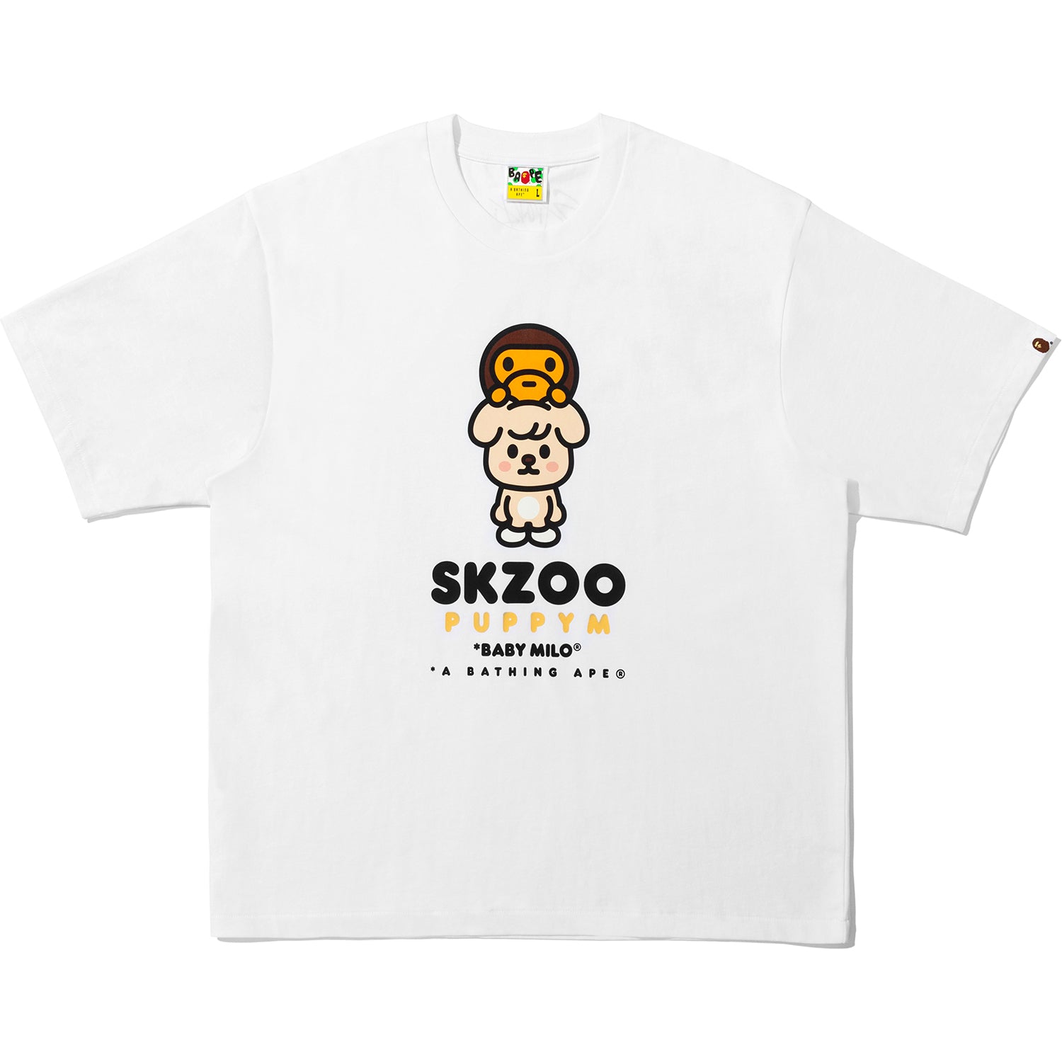 BAPE X STRAY KIDS PUPPYM BABY MILO TEE MENS – Image 1