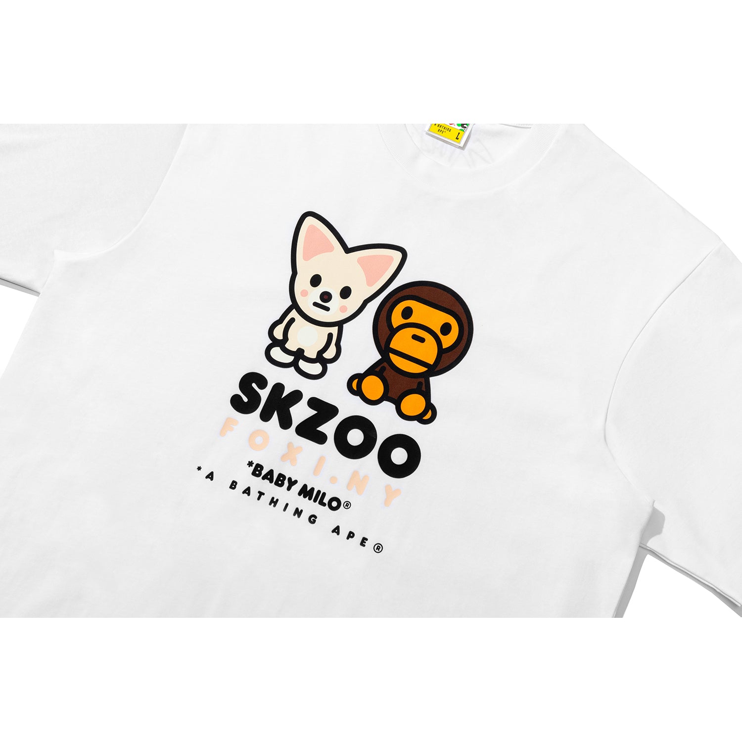 BAPE X STRAY KIDS FOXI.NY BABY MILO TEE MENS – Image 2