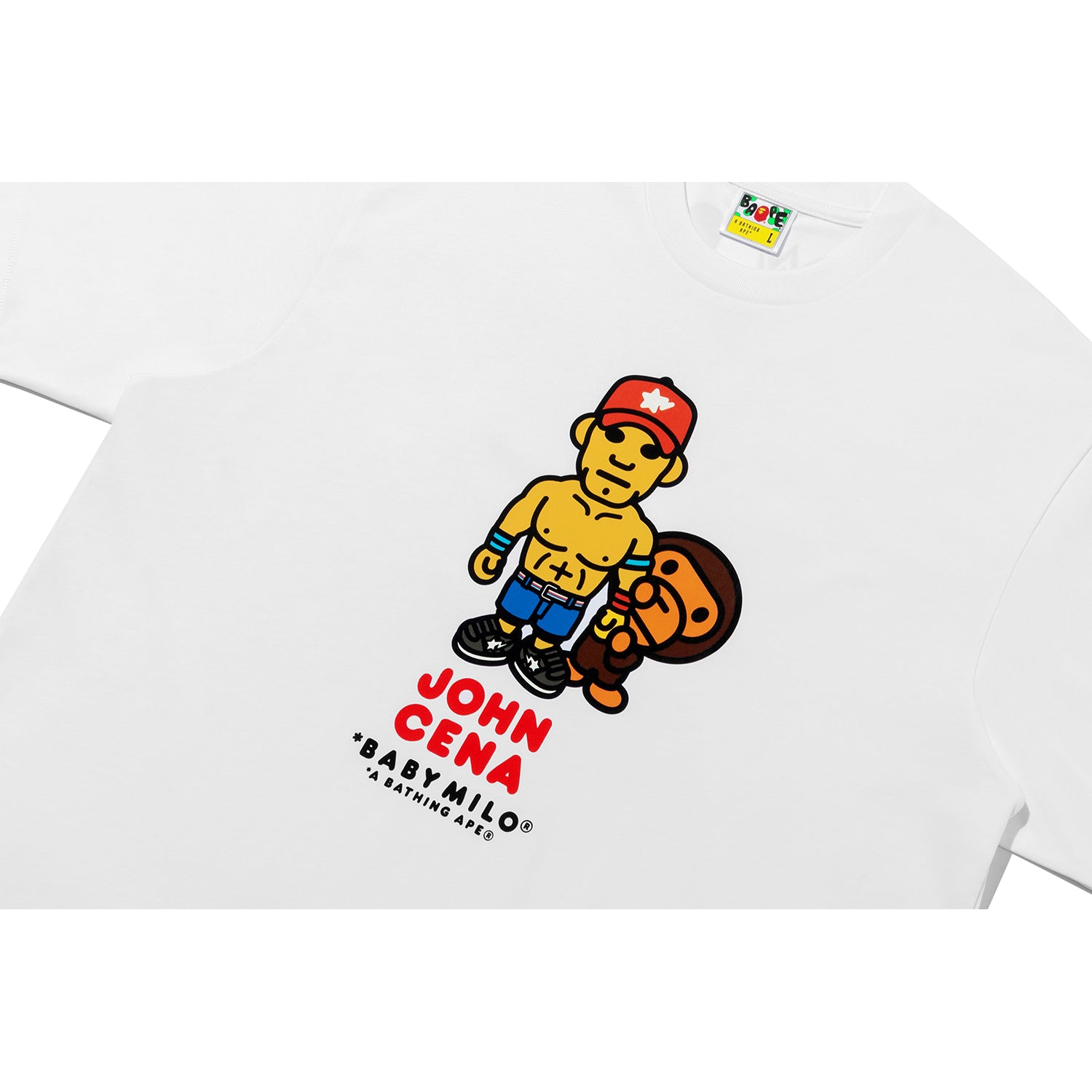 BAPE X WWE JOHN CENA BABY MILO RELAXED FIT TEE MENS – Image 2