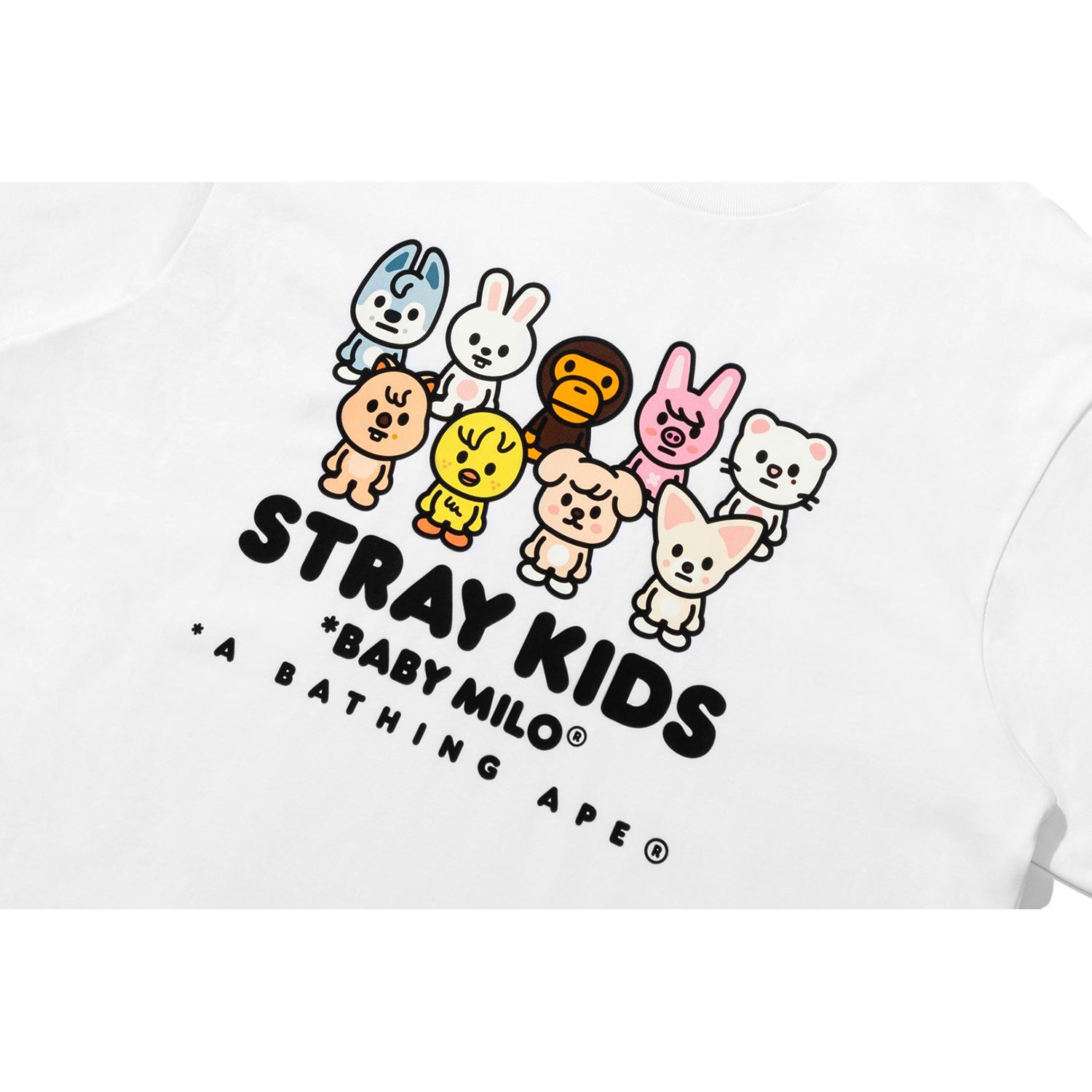 BAPE X STRAYKIDS BABY MILO WITH SKZOO FAMILY RELAXED FIT TEE LADIES – Image 2