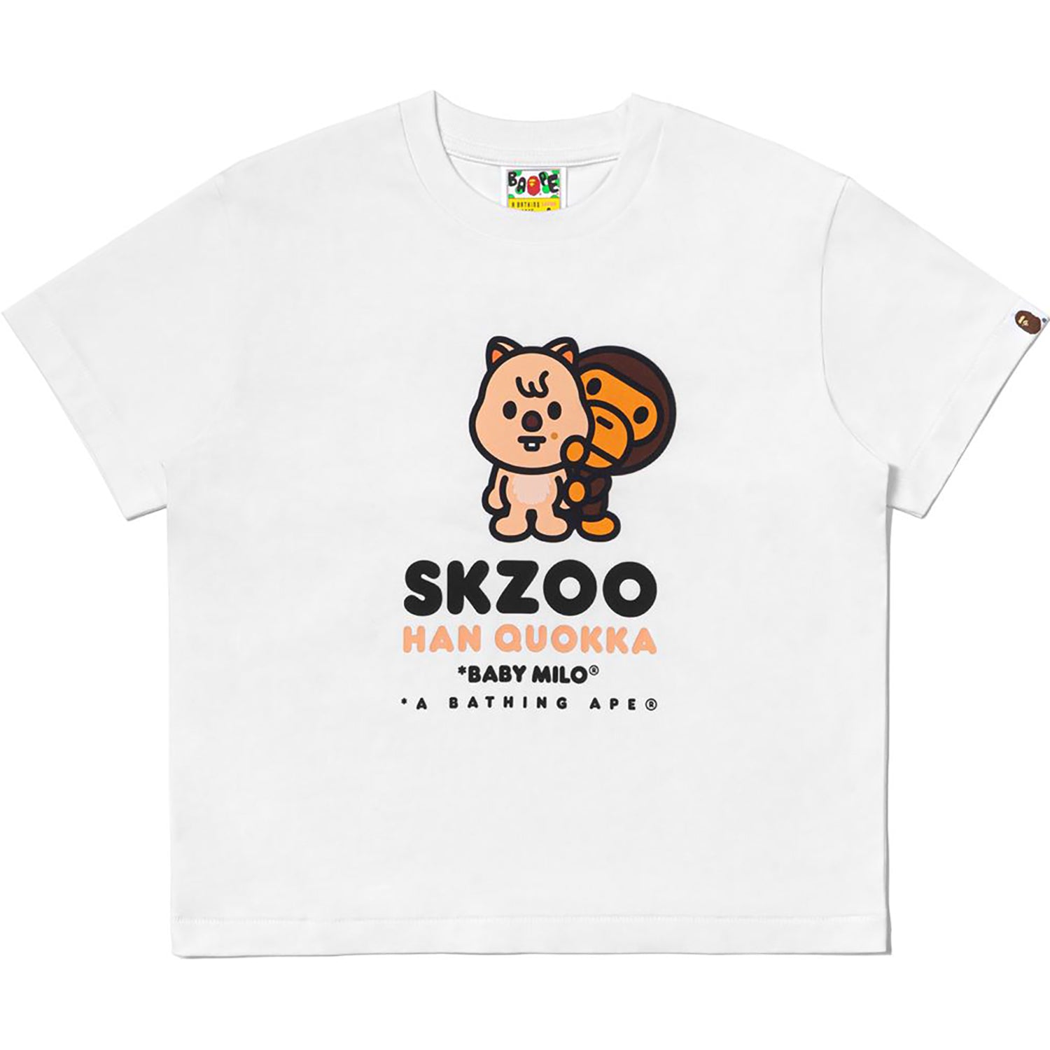 BAPE X STRAYKIDS HAN QUOKKA BABY MILO TEE LADIES – Image 1