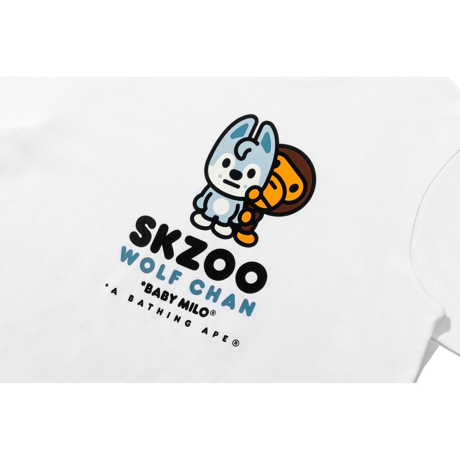 BAPE X STRAYKIDS WOLF CHAN BABY MILO TEE LADIES – Image 2