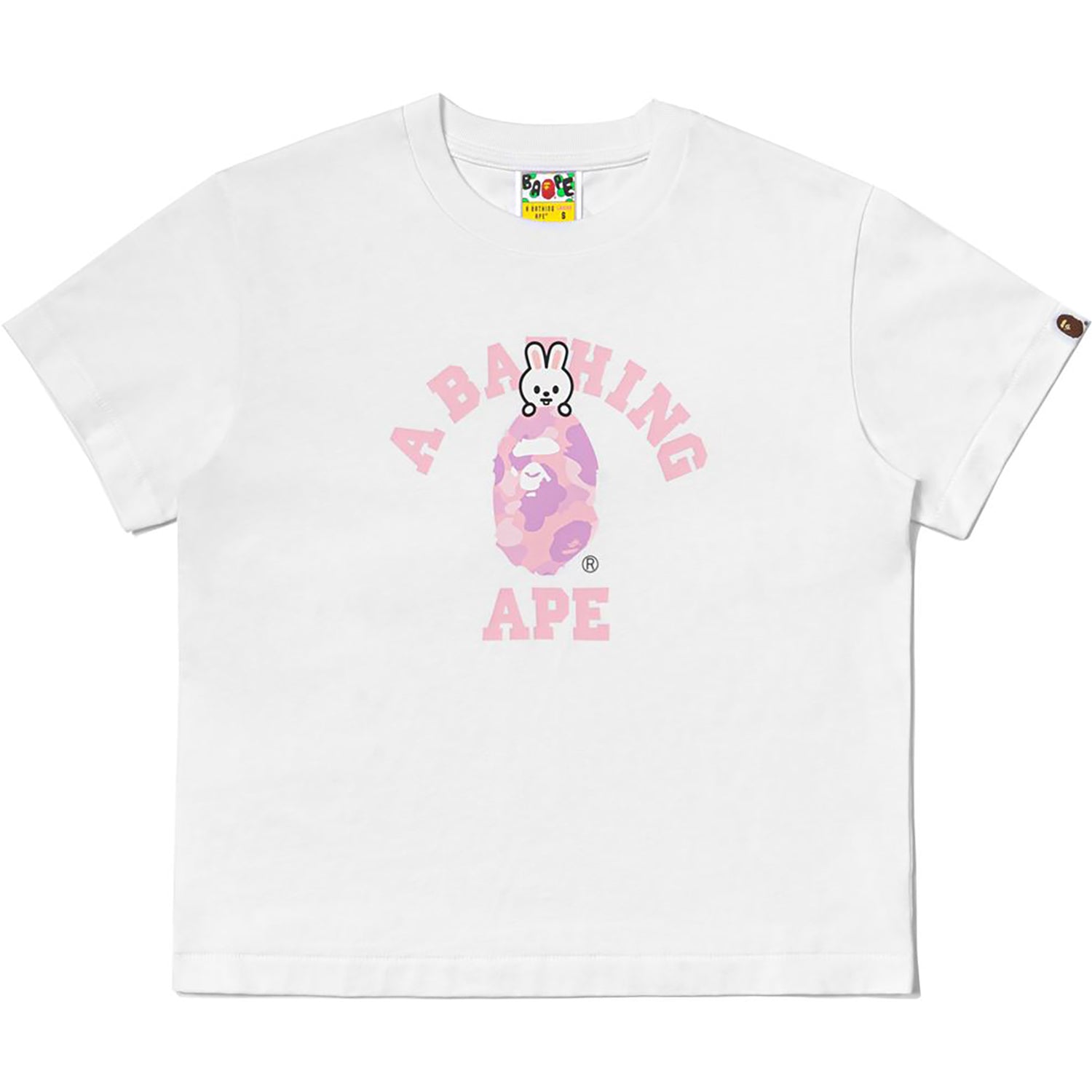 BAPE X STRAYKIDS LEEBIT COLLEGE TEE LADIES – Image 1