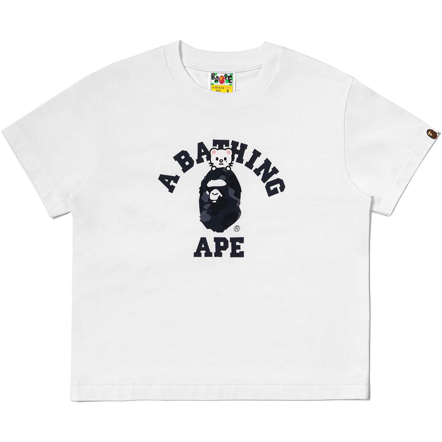 BAPE X STRAYKIDS JINIRET COLLEGE TEE LADIES – Image 1
