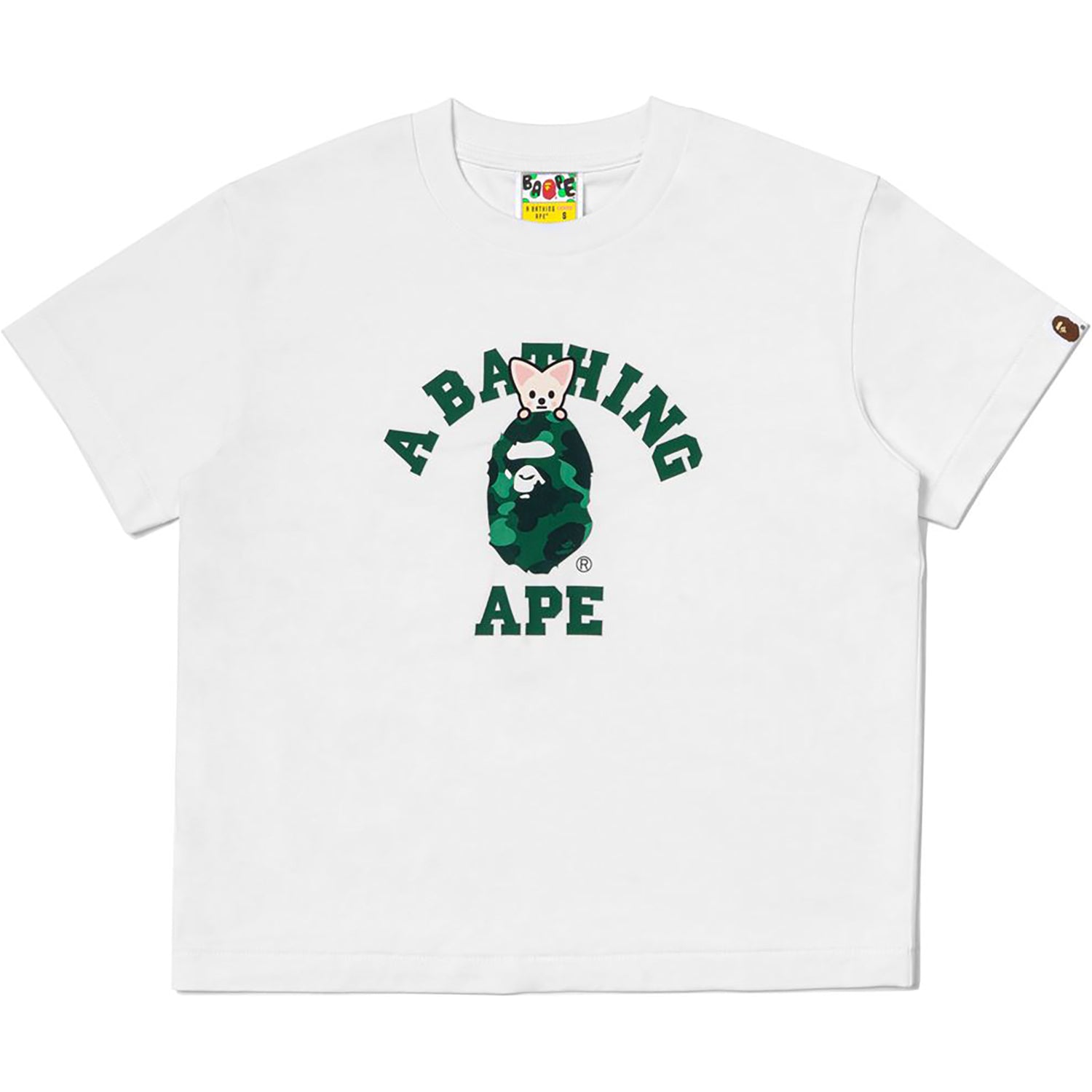 BAPE X STRAYKIDS FOXI.NY COLLEGE TEE LADIES – Image 1