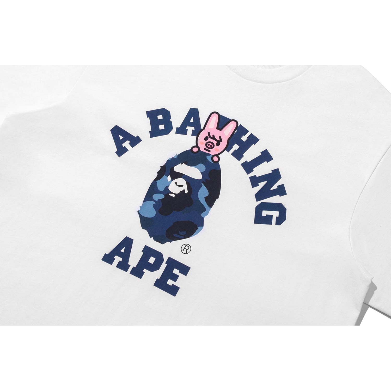 BAPE X STRAYKIDS DWAEKKI COLLEGE TEE LADIES – Image 2