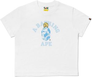 BAPE X STRAYKIDS BBOKARI COLLEGE TEE LADIES