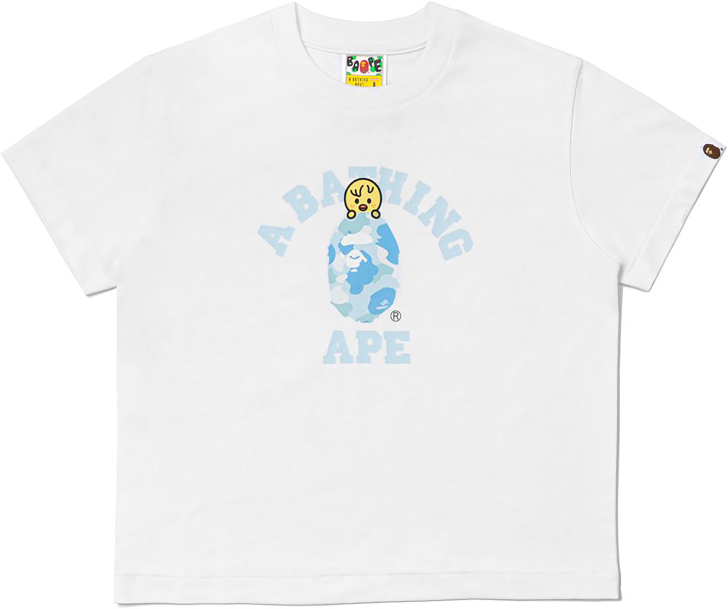 BAPE X STRAYKIDS BBOKARI COLLEGE TEE LADIES – Image 1