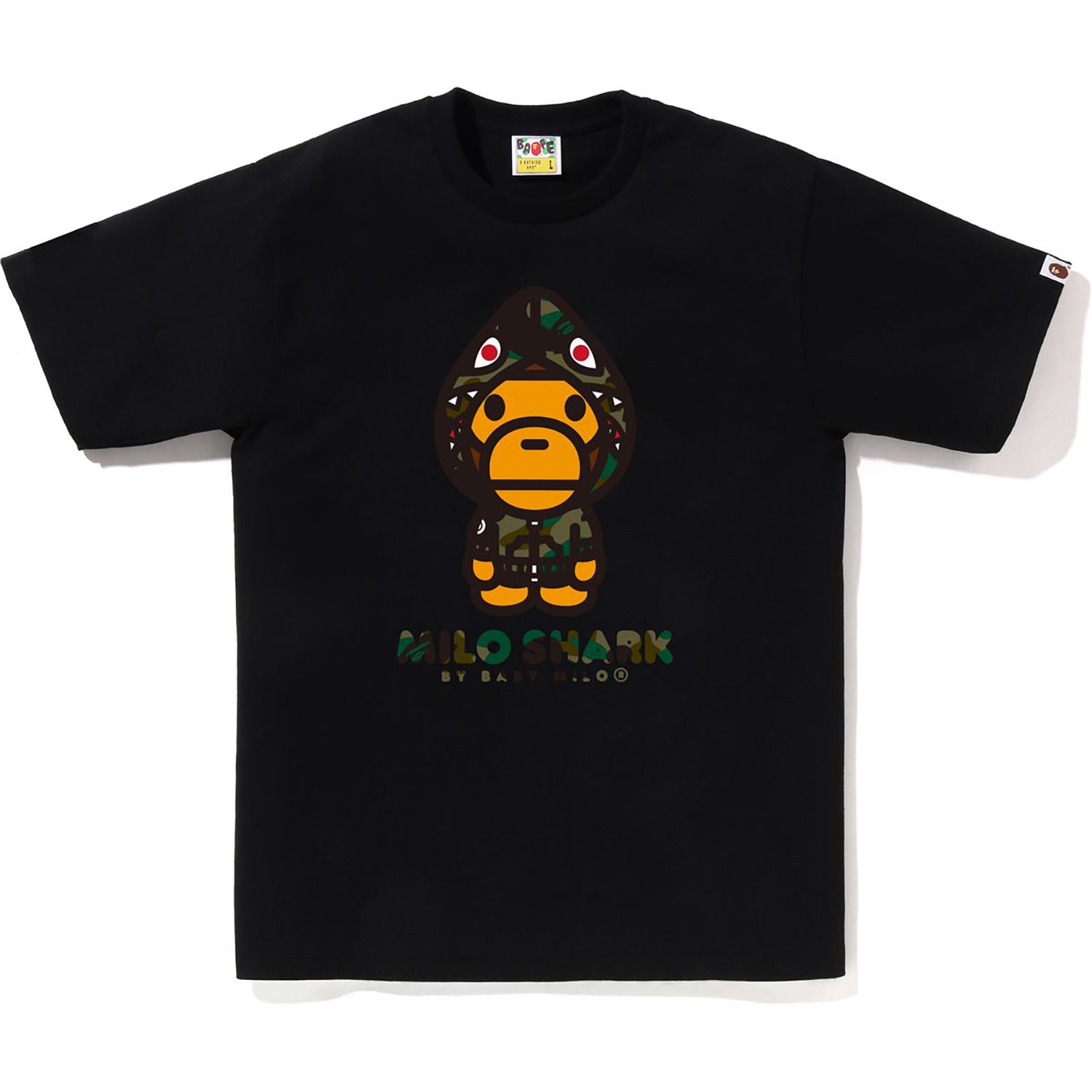 1ST CAMO MILO SHARK FZH TEE MENS – Image 1