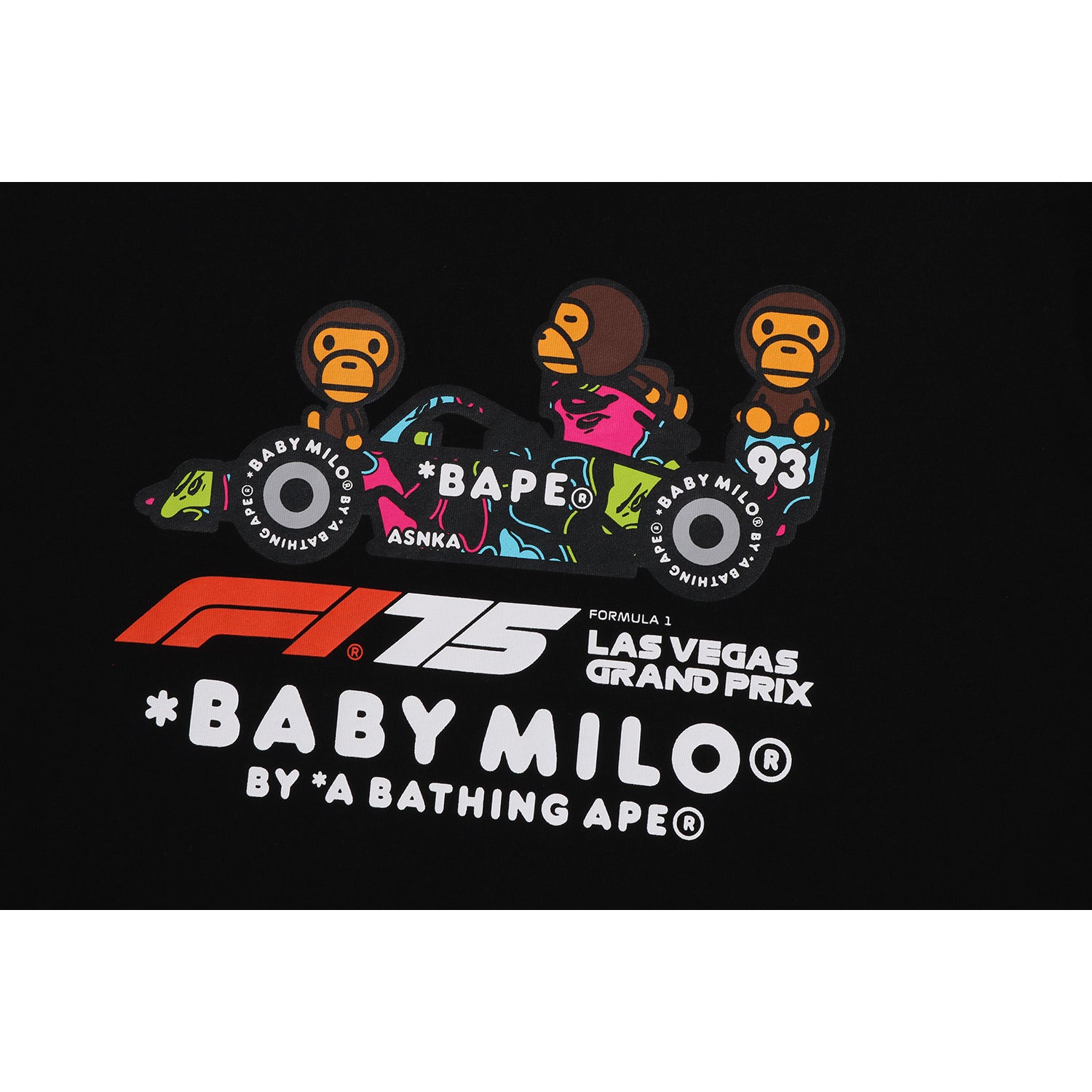 BAPE X F1LV MILO RELAXED FIT TEE MENS – Image 2