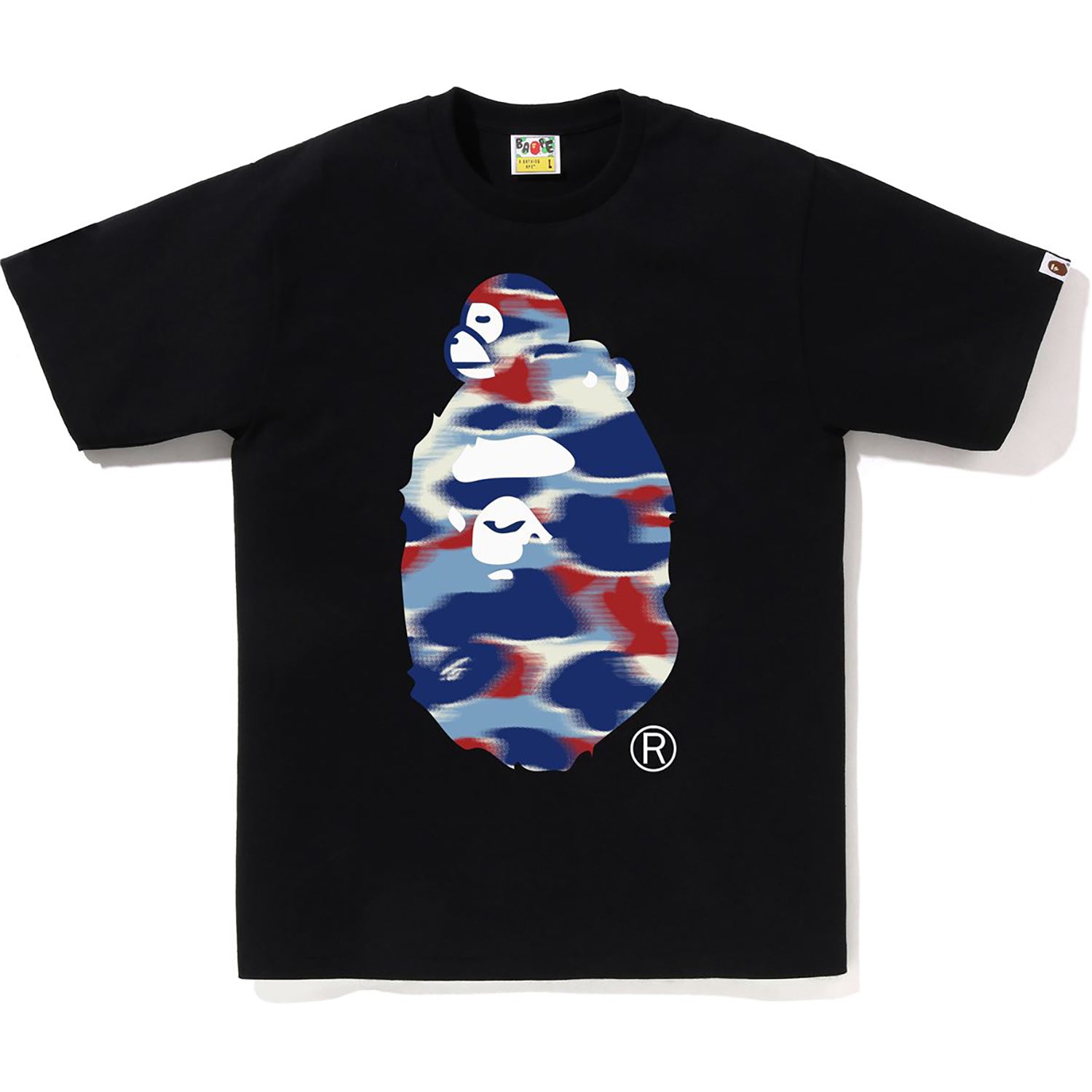 SCREEN CAMO MILO ON BIG APE TEE MENS – Image 1