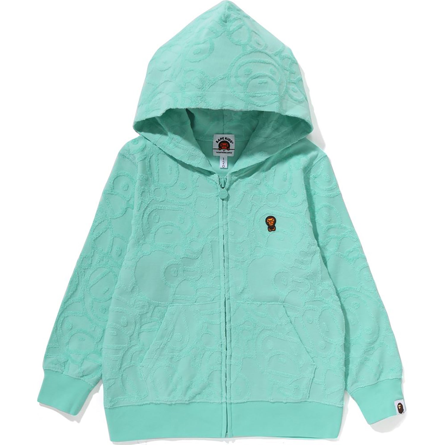 ALL BABY MILO PILE ZIP HOODIE KIDS – Image 1