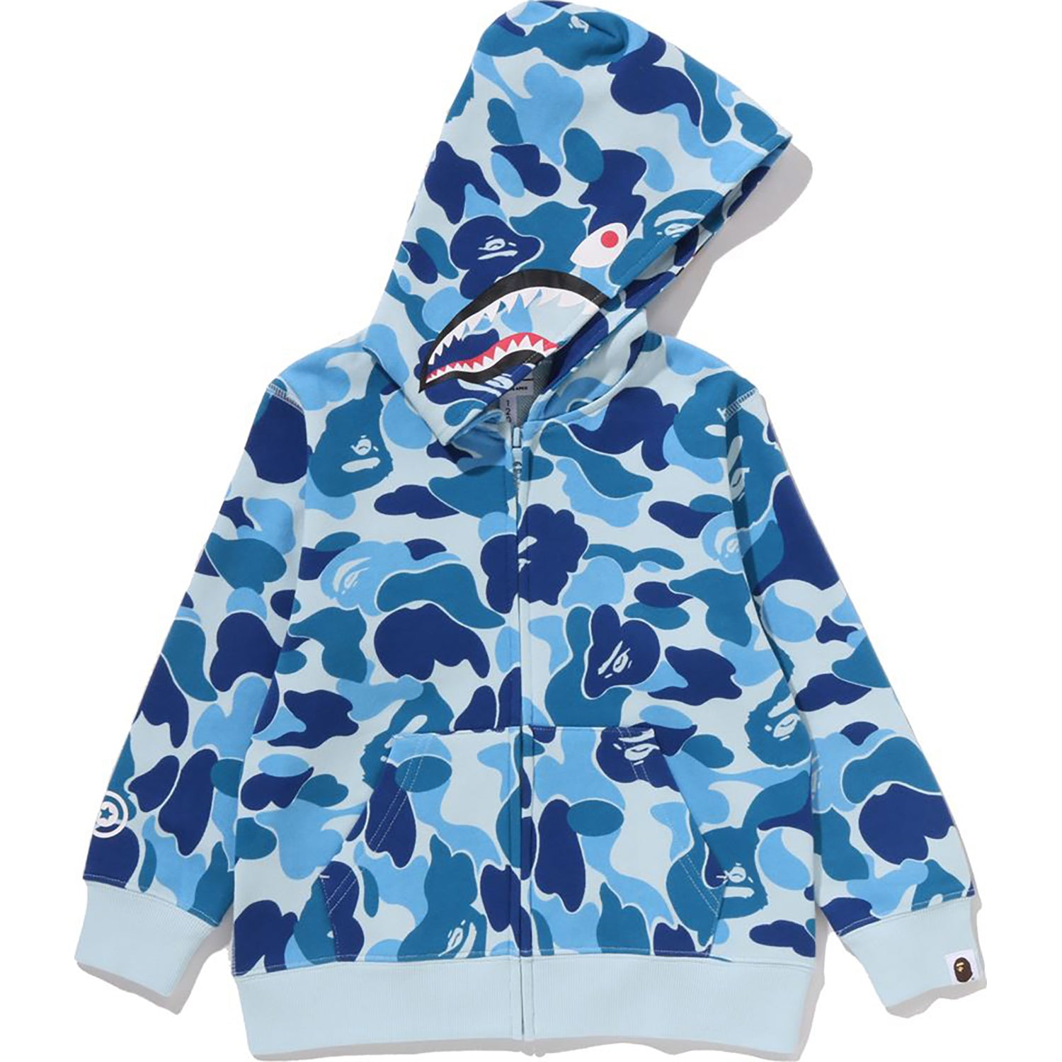 ABC CAMO MILO SHARK ZIP HOODIE KIDS – Image 2