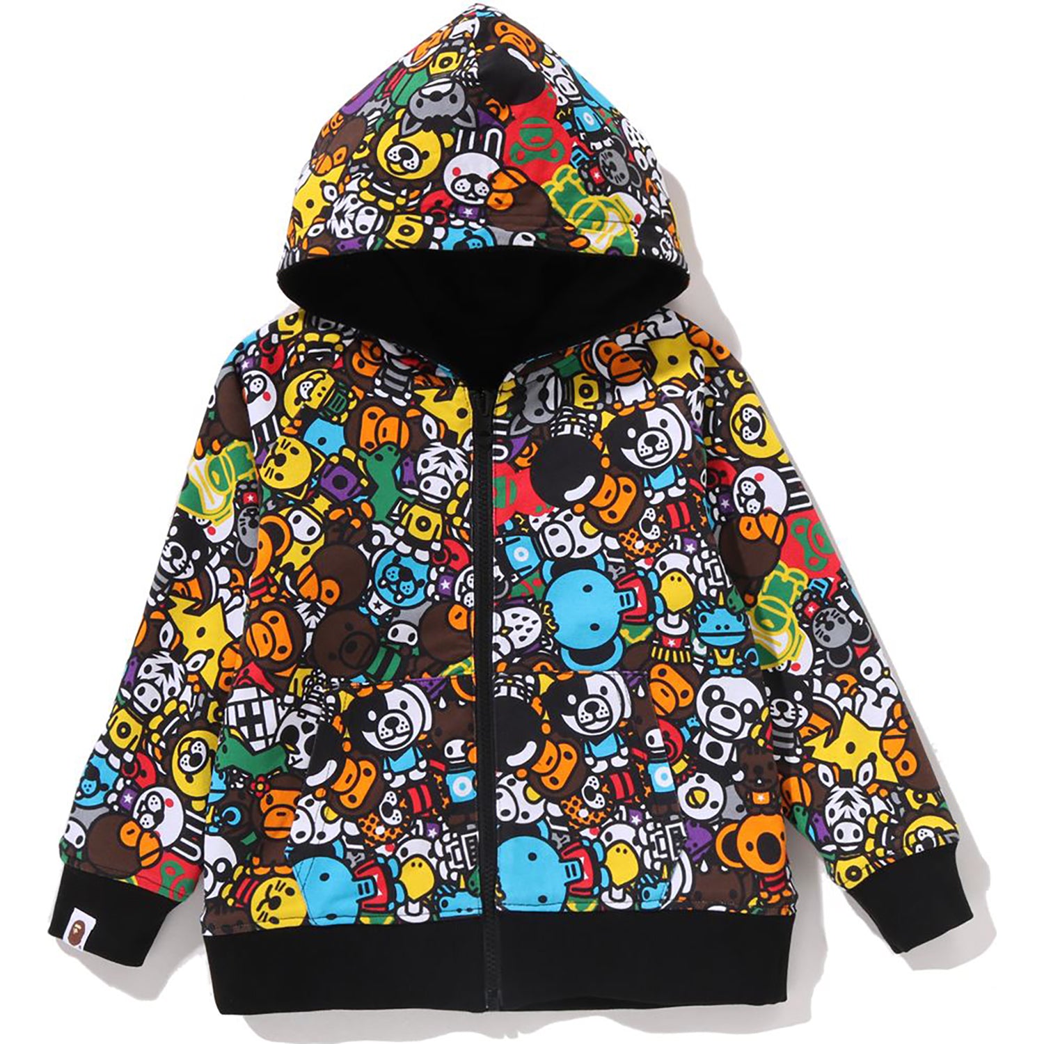 BABY MILO PATTERN REVERSIBLE ZIP HOODIE KIDS – Image 5