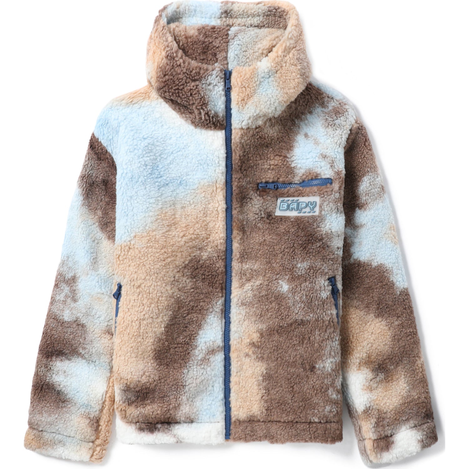 BAPY MULTI COLOR FLEECE JACKET LADIES – Image 1