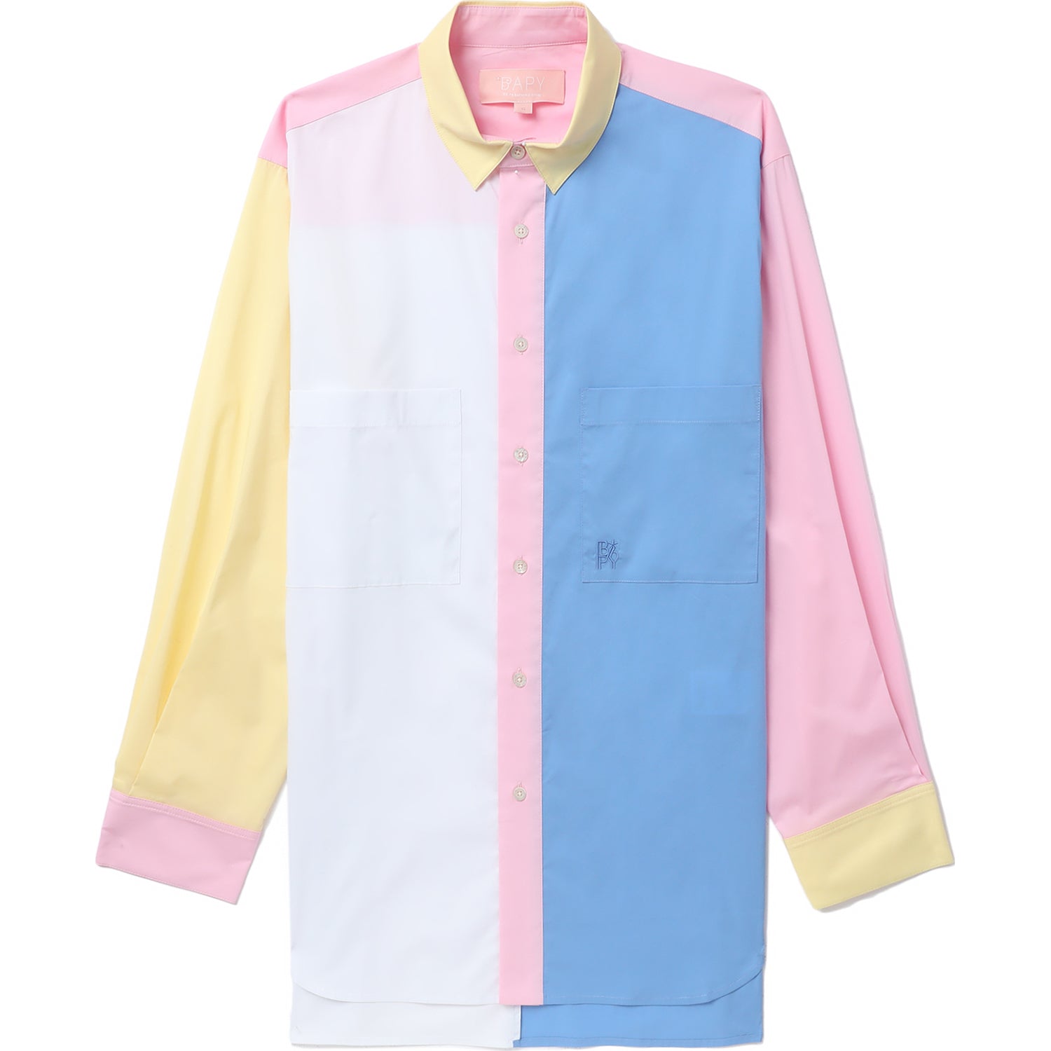 BAPY COLOR BLOCK SHIRT LADIES – Image 1