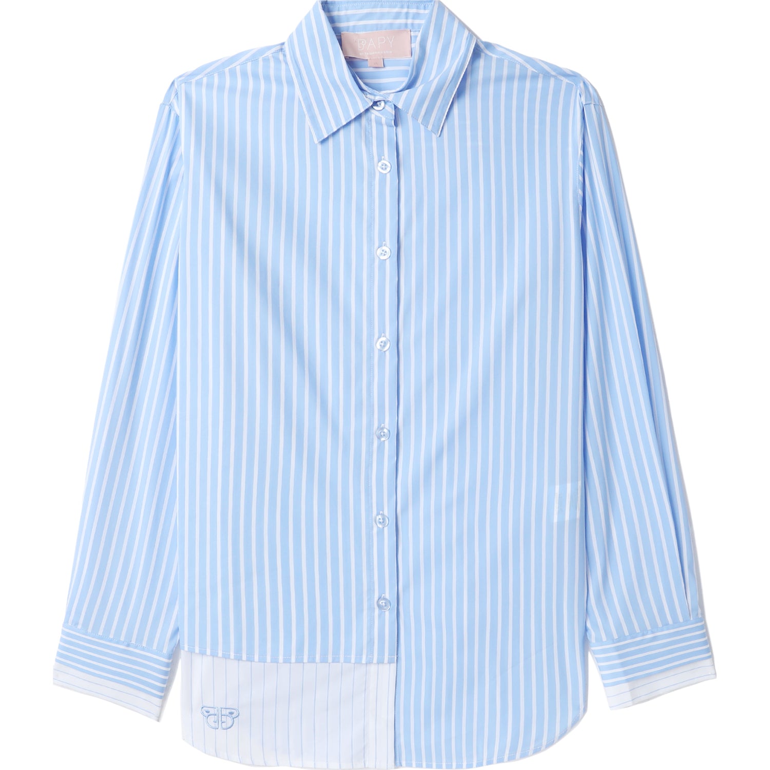 BAPY BLUE STRIPES SHIRT LADIES – Image 1
